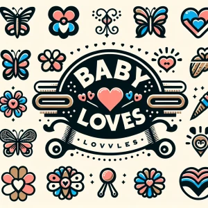 Different shaped logos for (Baby loves) logo
Use butterflies and...