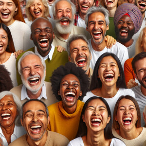 Personas riendo a carcajadas