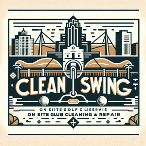 Design a sleek and simplistic logo for 'Clean Swing', a company...