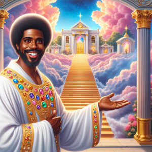 Create a realistic depiction of an African-American man with div...