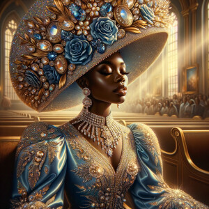 Create an illustration that embodies spirituality and a deep con...