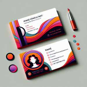 Business card for an image consultant