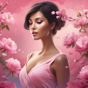 Create a powerful and heartfelt image for Breast Cancer Awarenes...