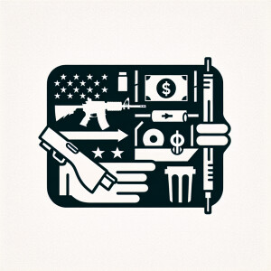 Minimal Logo for YouTube show that takes place in American priso...