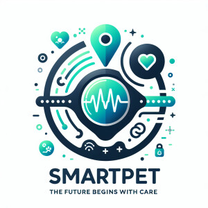 "Create a logo for a high-tech smart pet collar brand named Smar...