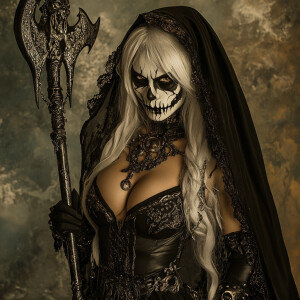 Lady Death from Chaos! Comics, lifelike photography