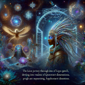 Embark on a journey through the mystical Lions Gate portal to de...