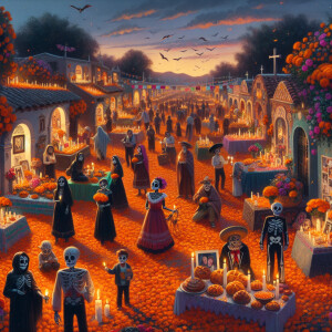 "In a vibrant explosion of color and life, the town transforms f...