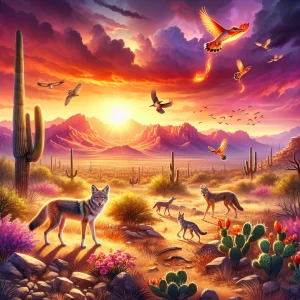 Creating a vivid and detailed prompt for an AI image generator c...