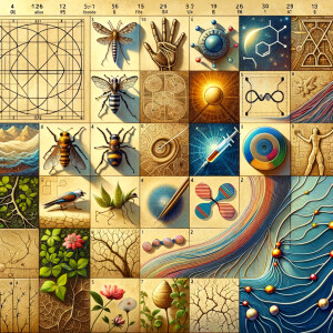 The golden ratio, Minimalist art Circuit, boards, circuitry, diagrams Cellular structures, DNA, circuit boards, colorful wires,  asian and Egyptian  graffiti, lie detector graphs, cardio, printout , branches infinity sign, cave, Art, handprints, distant birds flying, flowering vines, abstract gestural painting, dna