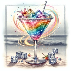 Watercolor effect, airbrushed acrylic pencil illustration of a f...