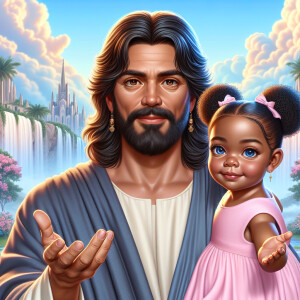 Create a 3D realistic artwork featuring the phrase 'Jesus Saves'...
