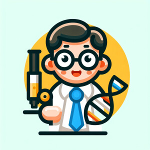 create a logo for biology teacher, no text