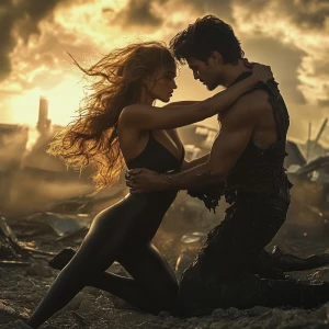 Create a hyper-realistic, high-resolution image portraying an in...