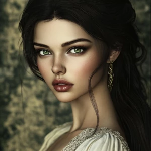 I'm a feminine beauty with delicate features, porcelain skin, an...