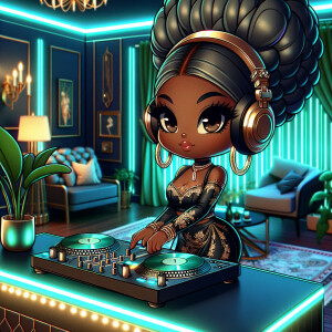 Create a vibrant and stylish image for 'Boujee Remix WinsDay' sh...