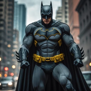 Batman in action pose.