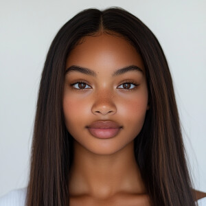 Create an image of a cute 19-year-old woman with a Californian v...