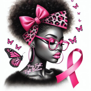 Create a digital oil painting-style illustration of an African A...