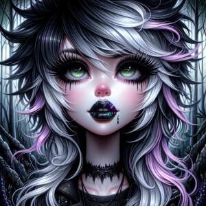 Anton Semenov inspired hyper-realistic whimsical HD watercolor g...