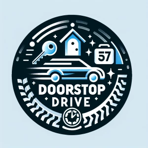 Logo for Doorstep Drive, a convenient car rental service correct...