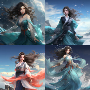 Create wuthering waves chinese game character female