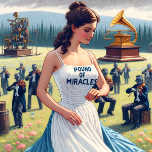 Color film photograph of stunning 24-year-old brunette woman dan...