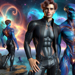 Create a full-body image of a confident 22-year-old Irish man wi...