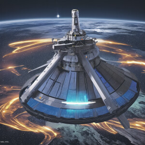 A fantastic looking space craft that can conquer the galaxy