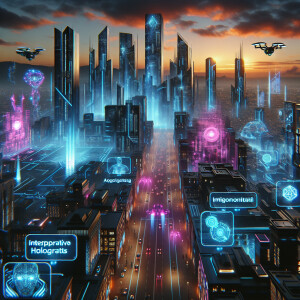 The city of Volgograd in 2100