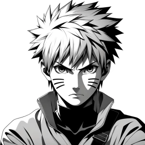 Une photo de naruto réaliste