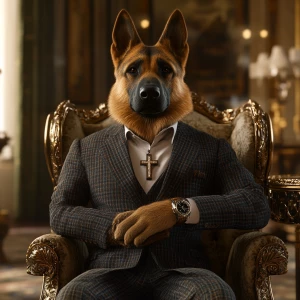 Generate a 3D 8K ultra-high-definition image of an anthropomorph...