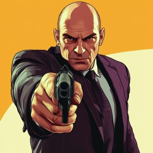 generate sigma meme in GTA style