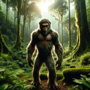 Koba from the movie planet of the apes full body shot, Forrest b...