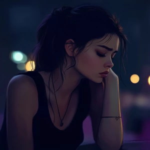 sad music cover, moody vibes