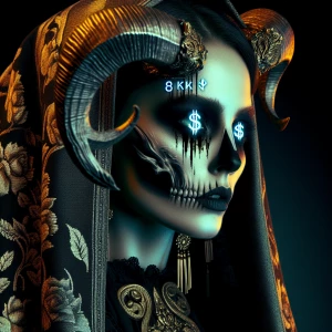 Create a highly detailed and realistic image of a female Grim Re...