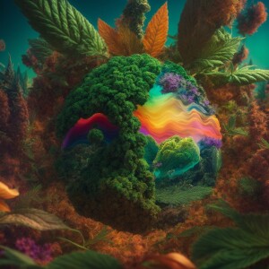 A highly detailed 8K UHD 3D motion graphic depicting the altered...