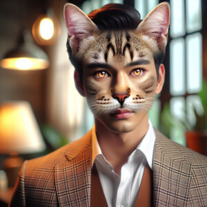 Thai star pavelphoom is designed as a cat head.