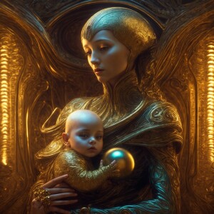 anthropomorphic character, creature design, alien with a one eye...