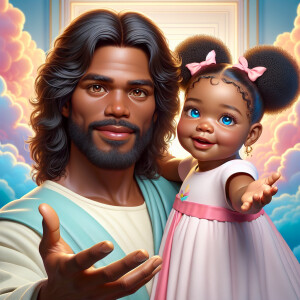 Create a 3D realistic artwork featuring the phrase 'Jesus Saves'...