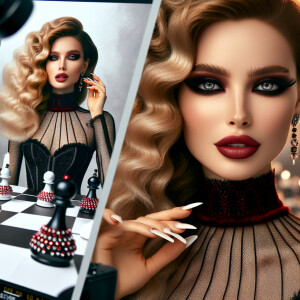 Fashion designs with Woman’s long or peticoat  style dress and i...