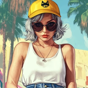 young, rebellious gta-style character. The character should have...