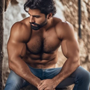 Carlos tiene un cuerpo musculoso y hairy and el pene de enorme...