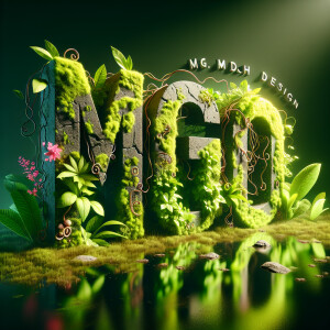 1. Background: Dark, with shades of green, imitates the jungle....