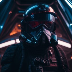 Tie Pilot star wars inside space