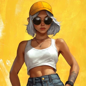 young, rebellious gta-style character. The character should have...