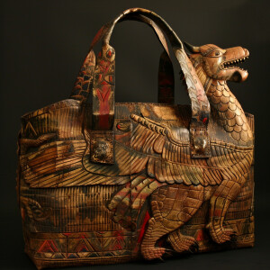 Sumerian Dragon Handbag of ancient astronauts.