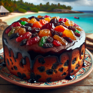 Jamaican rum fruit cake