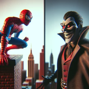 a spider man want to save the day but a nasty villain make is jo...