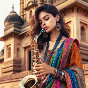 Sax Gril of India